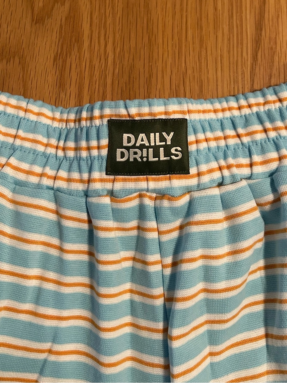 Daily Drills Striped Cotton Shorts - Bondi Stripe Size M/L NWOT - Picture 5 of 7